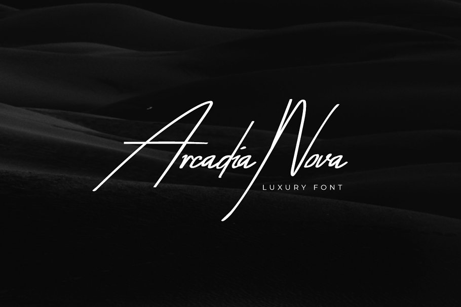 Пример шрифта Arcadia Nova